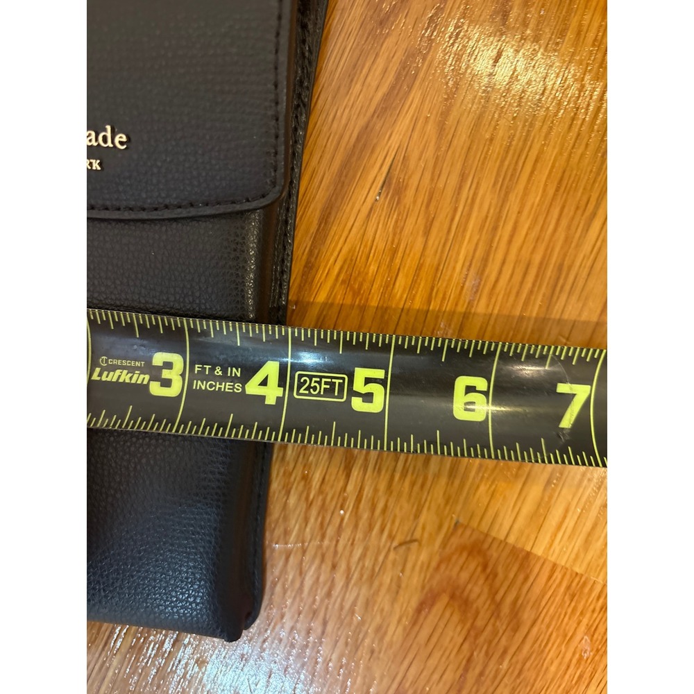 NWT‎ Kate Spade Silvia North South Flip Crossbody Black - Picture 6 of 6
